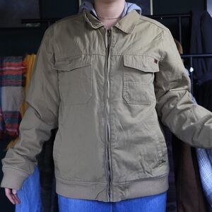 Billabong Men's Khaki Military Jacket